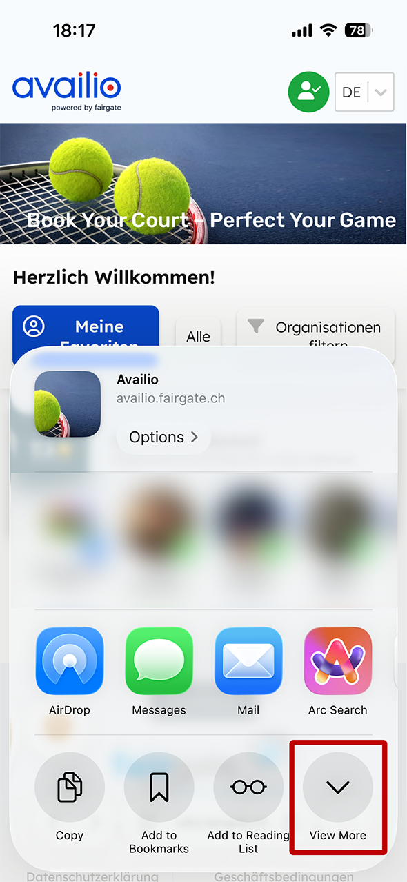 App speichern Schritt 3